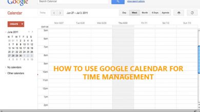 How to use google calendar for time management