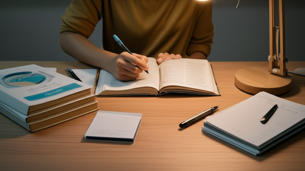 Generate a high-quality, relevant image prompt for an article about: How Long to Study for SIE Exam: